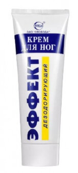 Эффект Крем для ног дезодорирующий 35г /Свобода/ Эффект Крем для ног дезодорирующий 35г /Свобода/