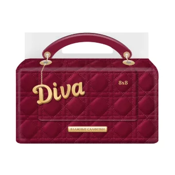Diva Салфетки влажные очищающие универсальные mix, 8х8шт Diva Салфетки влажные очищающие универсальные mix, 8х8шт