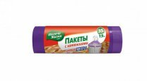 МЖ Мешки для мусора Эксперт 35л/15шт c затяжкой (LDPE 18мкм) МЖ Мешки для мусора Эксперт 35л/15шт c затяжкой (LDPE 18мкм)