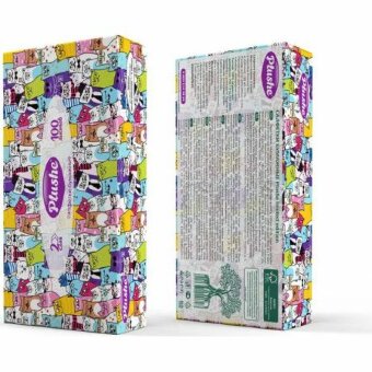 Plushe салфетки бумажные 2 слоя в коробочке 230 листов, ассорти Plushe салфетки бумажные 2 слоя в коробочке 230 листов, ассорти